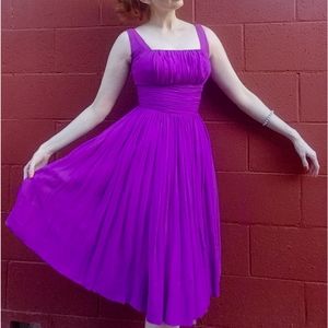 VTG Early '60s Silk Cocktail Dress